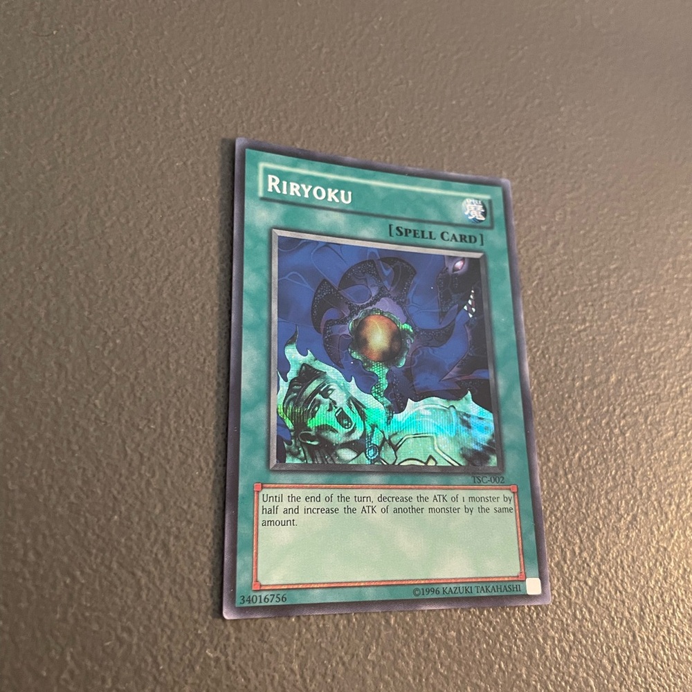 Yu-Gi-oh! Riryoku Spell Card Vintage Yu Gi Oh card